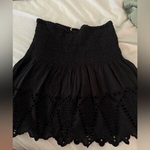 Crochet Eyelet Mini skirt